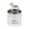 Jg2 Meu Primeiro Dente/cacho Silverplate Cavalo Balanco Base Branca - 3