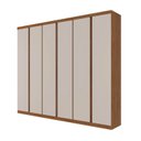 Ver imagem 2 de Guarda-Roupa Modulado 3 Peças 6 Portas Arani CabeCasa MadeiraOriginals Marrom/Cinamomo/Offwhite