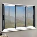 Ver imagem 2 de Janela Alumínio Elite 3 Folhas Moveis 1/3 120 x 240 V.Reflex Mix Preto Brimak