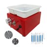 Mini Torno Elétrico Giratório para Cerâmica Pintura e Modelagem Bivolt 30w - 1