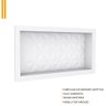 Nicho Retangular Texturizado Sintético Para Banheiro 60x30 Wash C05 Branco - Lyam Decor - 3