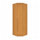 Ver imagem 2 de Guarda-Roupa Modulado de Canto Oblíquo 1 Porta 100% MDF Cairo Marrom/Cinamomo