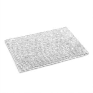 Tapete Antiderrapante 40x60cm Popglow Prata Ice