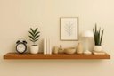 Ver imagem 1 de Prateleira MDF 90x20 Moderna Suporte Parede Invisivel 30mm Italian Noce