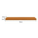Ver imagem 4 de Prateleira MDF 90x20 Moderna Suporte Parede Invisivel 30mm Italian Noce