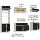 Ver imagem 5 de Armário de Cozinha Completa 270cm Branco Preto Glamy Madesa 10