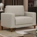Ver imagem 2 de Poltrona Decorativa Oasis Pes Madeira Courino Tcs 725 Moll