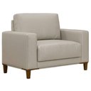 Ver imagem 1 de Poltrona Decorativa Oasis Pes Madeira Courino Tcs 725 Moll