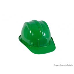 Capacete Seguranca Aba Frontal Verde - 1