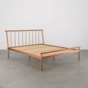 Ver imagem 3 de Cama Queen em Aço Begônia CabeCasa MadeiraOriginals Marrom/Cobre