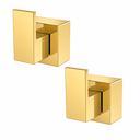 Ver imagem 1 de Kit Acabamento para Registro Base Deca Alavanca de 1/2 ou 3/4 com 2 Unidades Dourado Brilhante