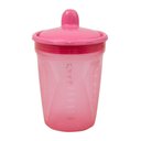 Ver imagem 5 de Kit com 3 Copos de Transição Clingo Rosa - Bico Rígido, Anti-vazamento