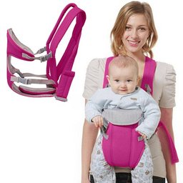 Canguru Carrega Bebê Ergonômico Passeio Importway 3 em 1 Posições Baby Até 15 Kg Rosa 3 EM 1 ROSA - 1