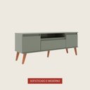 Ver imagem 2 de Rack para Tv 150cm Retro Mdf Verde Dallas - On Móveis