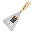 Ver imagem 3 de Espatula Betumadeira, Aco Inoxidavel, Lisa, Cabo de Madeira, 4pol., 100mm, 1pc // Sparta