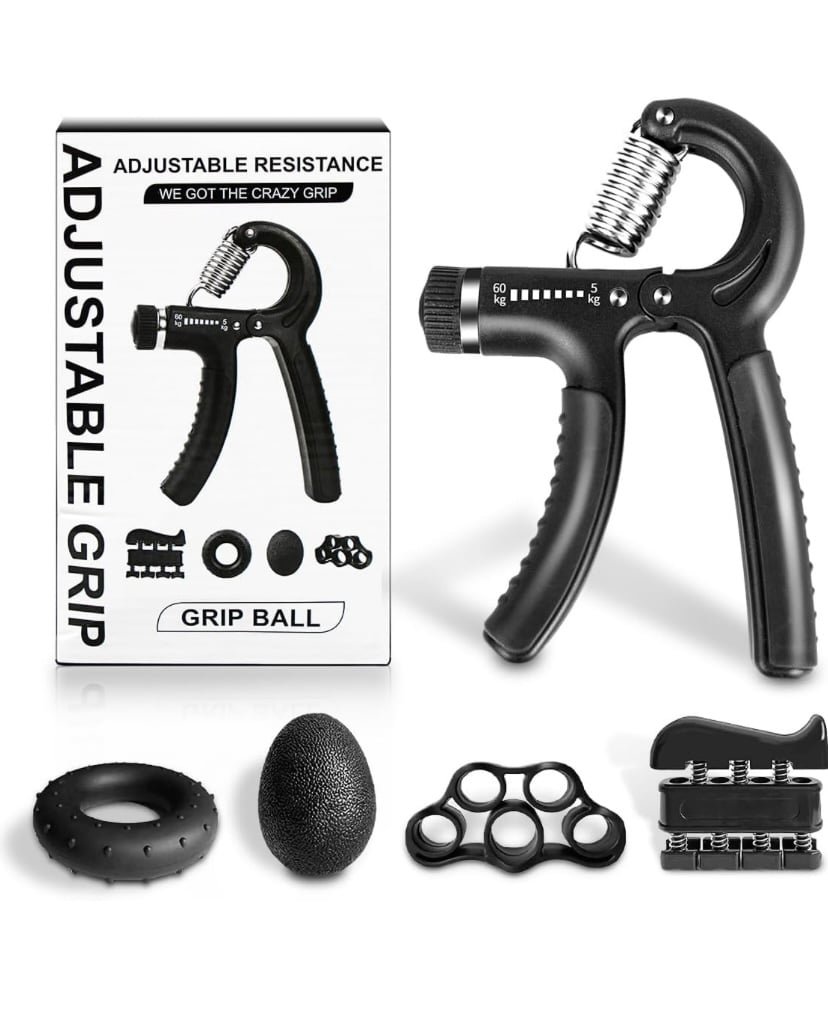 Hand Grip Kit Fortalecedor Cor Preto