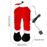 Pernas de Papai Noel Natal Arvore Natalina com Movimento Flexivel Decoraçao Festa Fim de Ano Confrat - 9