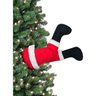 Pernas de Papai Noel Natal Arvore Natalina com Movimento Flexivel Decoraçao Festa Fim de Ano Confrat - 10