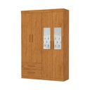 Ver imagem 1 de Guarda Roupa 4 Portas 2 Espelhos Centrais Allure -grand Line