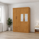 Ver imagem 2 de Guarda Roupa 4 Portas 2 Espelhos Centrais Allure -grand Line