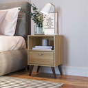 Ver imagem 1 de Mesa Cabeceira Amadeirado Mdf