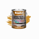 Ver imagem 1 de Esmalte Direto na Ferrugem Brasilux 3,6l:amarelo Ouro