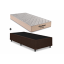 Ver imagem 3 de Cama Box Base Solteiro Marrom Colchao Fit D45 Espuma 88x188 - Ortobom
