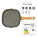 Ver imagem 3 de Panela Grill Esmeralda 24cm Indução Cerâmico 4mm Style Cook