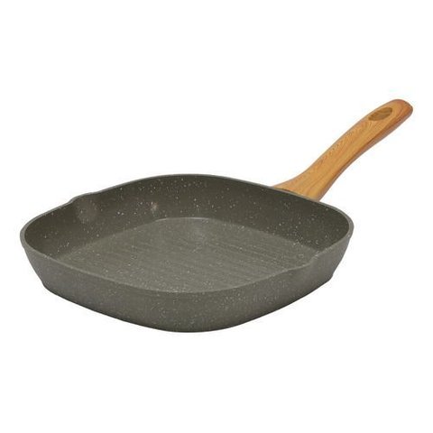 Panela Grill Esmeralda 24cm Indução Cerâmico 4mm Style Cook