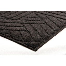Tapete Sala 200x250 Cm Alto Relevo Realce Trama 56 Chumbo - 4