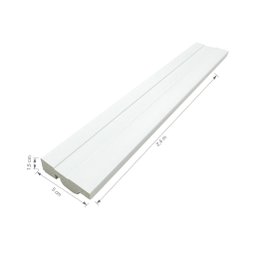 Rodapé de Poliestireno Frisado 5cm x 2,40m Rende 2,40 Metros Casa Grassi  - 5