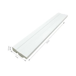 Rodapé Poliestireno Frisado 5cm x 2,40m Casa Grassi - 5