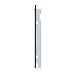 Rodapé de Poliestireno Frisado 15cm x 2,40m Rende 2,40 Metros Casa Grassi  - 6