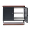 Gabinete para Banheiro 2 Portas 3 Prateleiras 80cm Nórdic  - 6