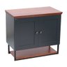 Gabinete para Banheiro 2 Portas 3 Prateleiras 80cm Nórdic  - 3