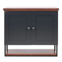 Ver imagem 2 de Gabinete para Banheiro 2 Portas 3 Prateleiras 80cm Nórdic 