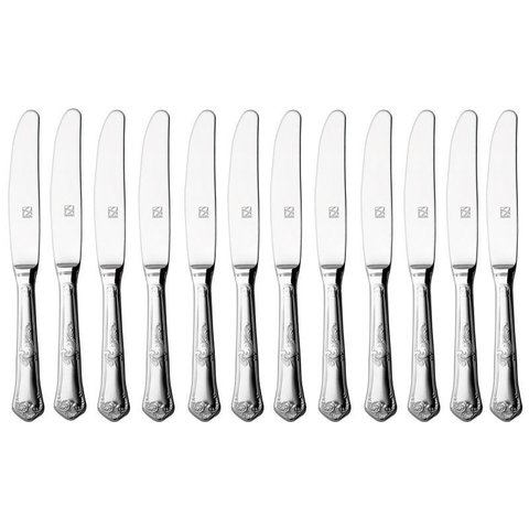 Kit 12 Facas Mesa de Inox Classique 493-003p Hercules