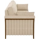 Ver imagem 2 de Kit Sofá 02 Lugares Sala Estar 162cm com 02 Poltronas Stefan Pés Madeira M03 Linho Bege - Lyam