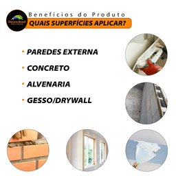 Massa Acrílica para Nivelamento Versátil Decora Brasil - 3.6l - 3