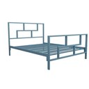 Ver imagem 1 de Cama de Ferro Metalon Queen Size Icamas Azul Bebê