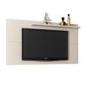 Painel Riho para TV até 50 Polegadas com 1 Prateleira Off White - 1