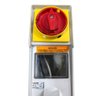 Tomada Sobrepor 3P+T 32A 6H 380V Vermelho Com Bloqueio Mecânico - Steck S-4506B07 - 4