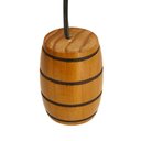 Ver imagem 7 de Soquete Barril para Lustre Roda de Carroça - Madeira - Decoração E27 - Cerejeira + Lâmpada