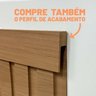 Painel Ripado Compacto 01 Unid. 90x25cm Larg. Talatto Painéis Amêndoa - 4