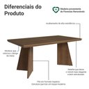 Ver imagem 4 de Mesa de Jantar 5389 6 Lugares Retangular MDF Rustic Marrom Madesa