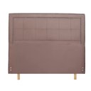 Ver imagem 2 de Cabeceira Cama Box Casal Grecia 140 Cm Suede Rose - MV Estofados Shop