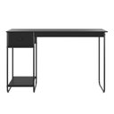 Ver imagem 5 de Escrivaninha Home Office Mesa de Estudo Escritório Quarto Gaveta Estilo Industrial Criare Preto