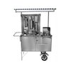 Carrinho de Churrasco Grego Inox com Rodas Maciças e Toldo Cefaz - 1