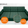 Sofá Brunello 2,30M Retrátil e Reclinável Velosuede Verde - 4