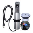 Ver imagem 2 de Torre Tomada Automática Indução Wireless 1 T + 2 Usb Prata